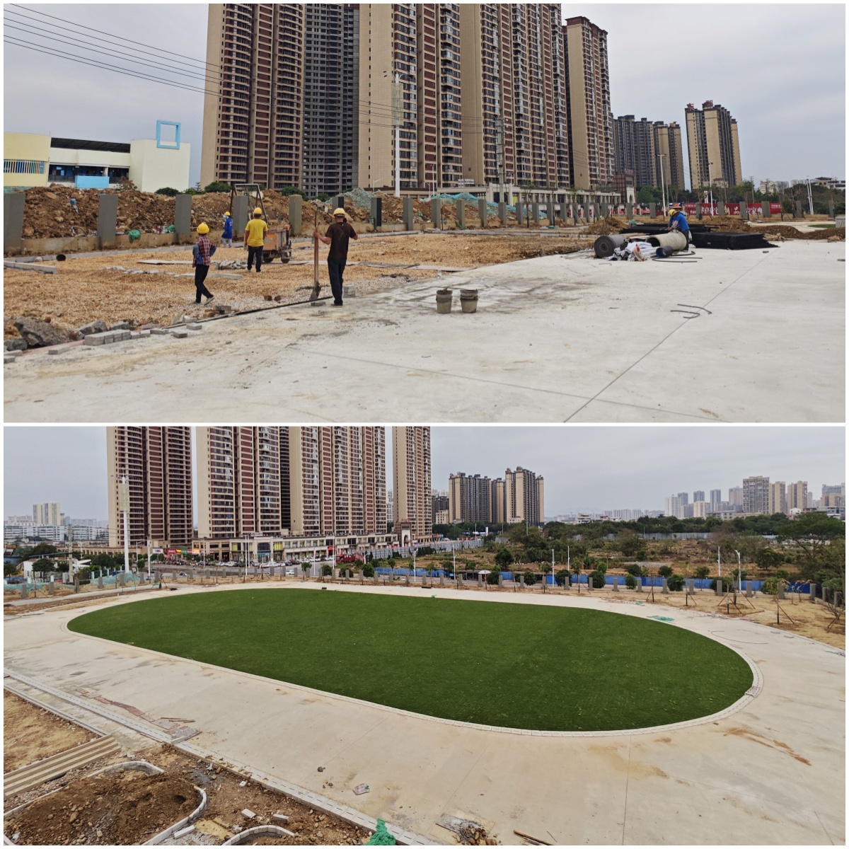 運(yùn)動(dòng)場施工拼圖 運(yùn)動(dòng)場施工拼圖